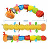 Caterpillar Rattle With Ring Bell Toy