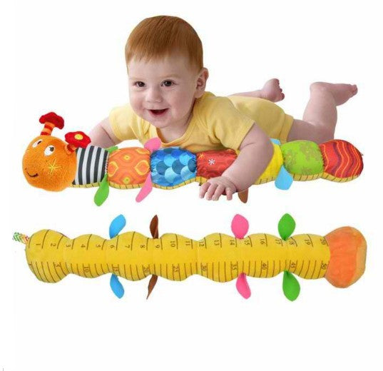 Caterpillar Rattle With Ring Bell Toy